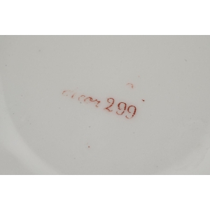 44597 SECESJA CUDOWNA FILIŻANKA PATYCZAK ZE SPODKIEM RĘCZNIE MALOWAME KWIATY Dostępność 8 kpl (6).jpg