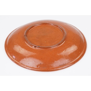 45191 CERAMICZNY TALERZ RĘCZNIE MALOWANE KWIATKI ŁYSA GÓRA (4).jpg