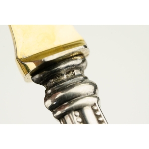 45420 ŚLICZNY NÓŻ DO MASŁA ZE SREBRNYM TRZONKIEM PRÓBY 800 (4).jpg