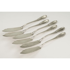 45424 BSF BREMER KOMPLET NOŻY DO RYB Z RÓŻANYM WIEŃCEM POSREBRZANE (5).jpg