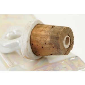 45860 STARA PORCELANOWA KARAFKA NA OCET OPALIZOWANA (7).jpg