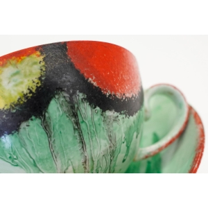 45894 CZECHY CERAMICZNA WIELOBARWNA FILIŻANKA RĘCZNIE MALOWANA (3).jpg