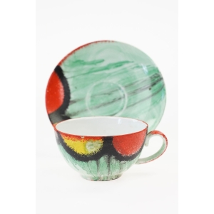 45894 CZECHY CERAMICZNA WIELOBARWNA FILIŻANKA RĘCZNIE MALOWANA (4).jpg
