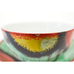 45894 CZECHY CERAMICZNA WIELOBARWNA FILIŻANKA RĘCZNIE MALOWANA (7).jpg