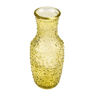 HS PRĄDNICZANKA ŻÓŁTO-BURSZTYNOWY WAZON NA KONWALIE