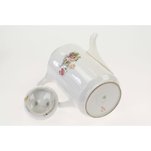 46038 KPM SILESIA SECESYJNY DZBANEK DO KAWY KOLOROWE KWIATY (6).jpg