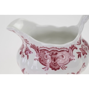 46250 RIDGWAY RED TOILE  MLECZNIK TRANSFEROWY RÓŻE PTAKI WINDSOR BEŻANTY AZJATYCKIE (3).jpg