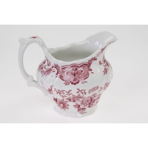 46250 RIDGWAY RED TOILE  MLECZNIK TRANSFEROWY RÓŻE PTAKI WINDSOR BEŻANTY AZJATYCKIE (4).jpg
