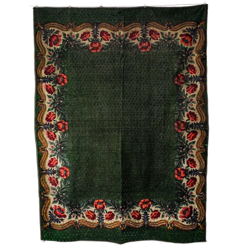 46560 SECESJA OBRUS KILIM GOBELIN W MAKI SACHS 189 X 141 CM (1).jpg
