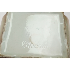 47440 CERAMICZNA PUSZKA BOMBONIERA NACZYNIE Z POKRYWĄ KWIATOWA DEKORACJA NATRYSKOWA (6).jpg