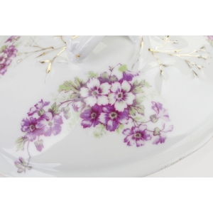 47658 PIĘKNA STARA WAZA TERYNA FIOLETOWE KWIECIE (6).jpg