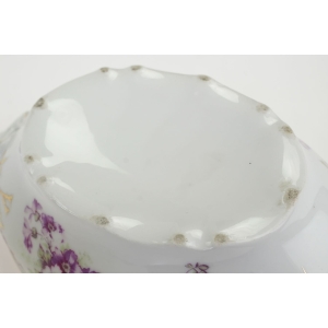 47658 PIĘKNA STARA WAZA TERYNA FIOLETOWE KWIECIE (9).jpg