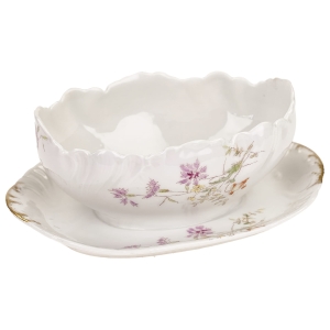 LIMOGES HAVILAND SECESJA SOSJERA RĘCZNIE MALOWANE KWIATY