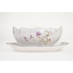 47736 LIMOGES HAVILAND SECESJA SOSJERA RĘCZNIE MALOWANE KWIATY (2).jpg