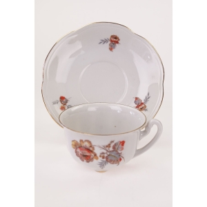 47800 CHODZIEŻ CHARLOTTE FILIŻANKA ZE SPODKIEM PIĘKNE KOLOROWE KWIATY (4).jpg