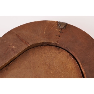 47820 DUŻE OZDOBNE LUSTRO W SOLIDNEJ DREWNIANEJ RAMIE 104x58 CM (5).jpg