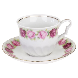 SCHWARZENHAMMER UROCZA SŁODKA RÓŻANA FILIŻANKA MOKKA ZE SPODKIEM