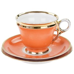 POMARAŃCZOWY ZESTAW ŚNIADANIOWY W STYLU BIEDERMEIER