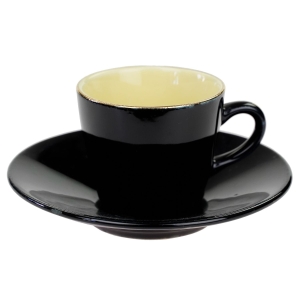 48380 DITMAR - URBACH CZARNO-ŻÓŁTY ZESTAW FILIŻANKA ZE SPODKIEM (1).jpg