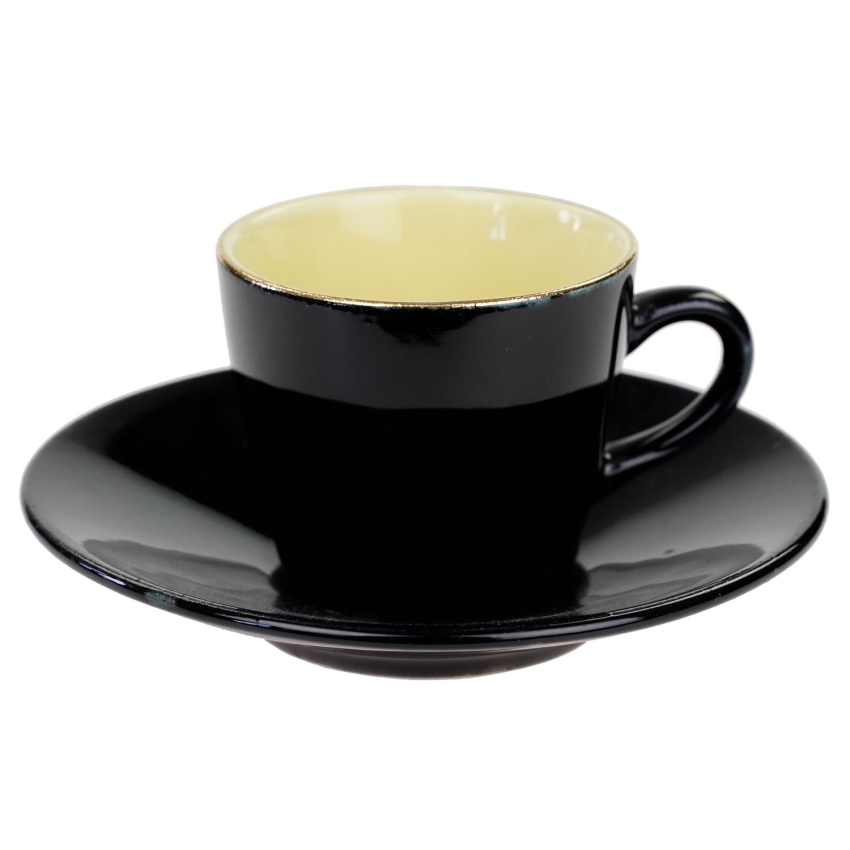 48380 DITMAR - URBACH CZARNO-ŻÓŁTY ZESTAW FILIŻANKA ZE SPODKIEM (1).jpg