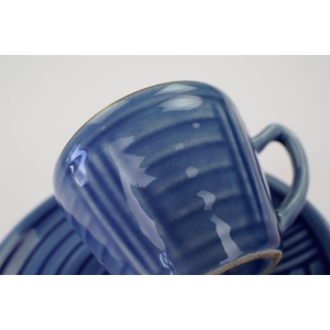 48530 DITMAR-URBACH CERAMICZNA FILIŻANKA ZE SPODKIEM W BŁĘKICIE Z LAT 6070-TYCH (3).jpg