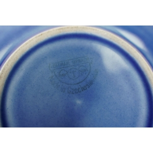 48530 DITMAR-URBACH CERAMICZNA FILIŻANKA ZE SPODKIEM W BŁĘKICIE Z LAT 6070-TYCH (6).jpg