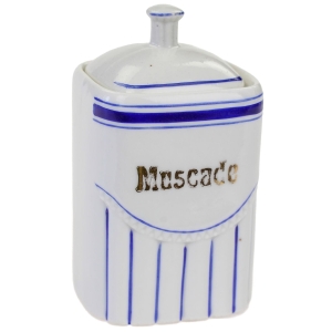 48651 FRANCJA PORCELANOWY POJEMNICZEK KUCHENNY NA GAŁKĘ MUSZKATOŁOWA (1).jpg
