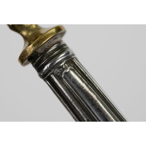 48700 ŚLICZNA AŻUROWA ŁOPATKA DO DESERÓW CIAST ZE SREBRNYM TRZONKIEM PRÓBY 800 (4).jpg