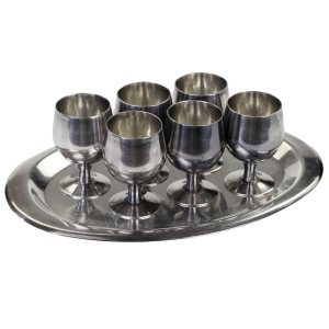 48709 HEFRARESOVIA PLATEROWANE SREBREM KIELISZKI DO WÓDKI NA TACY (1).jpg
