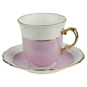 THUN NATALIE RÓŻOWA MNIEJSZA FILIŻANKA ZE SPODKIEM