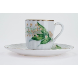 50149 PORCELANOWA FILIŻANKA DO MOKKI ZE SPODKIEM KONWALIE (2).jpg