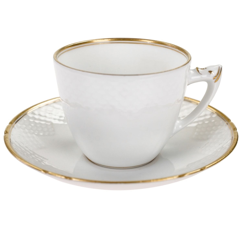 50326 BING &amp; GRONDAHL KOPENHAGA HARMANN BIEL I ZŁOCENIA FILIŻANKA ZE SPODKIEM (1).jpg