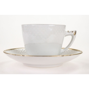 50326 BING &amp; GRONDAHL KOPENHAGA HARMANN BIEL I ZŁOCENIA FILIŻANKA ZE SPODKIEM (2).jpg