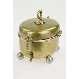 50435 UNIKAT FABRYKA WOLSKA POD WARSZAWĄ PLATEROWANA CUKIERNICA SKRZYNKOWA 1906 ROK (4).jpg
