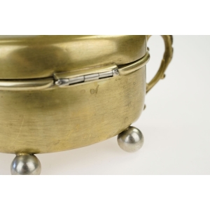 50435 UNIKAT FABRYKA WOLSKA POD WARSZAWĄ PLATEROWANA CUKIERNICA SKRZYNKOWA 1906 ROK (5).jpg