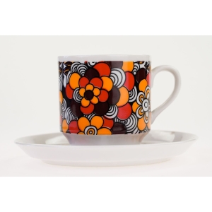 50522 DUBI FILIŻANKA ZE SPODKIEM Z DEKORACJĄ TYPU POWER-FLOWER DESIGN Z LAT 70-TYCH (2).jpg