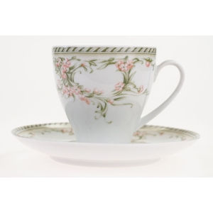 50525 MELITTA FILIŻANKA ZE SPODKIEM DELIKATNE KWIATUSZKI LATA 70-TE (2).jpg