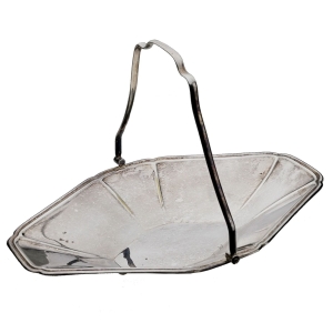 STARY PLATEROWANY KOSZYCZEK W STYLU ART-DECO