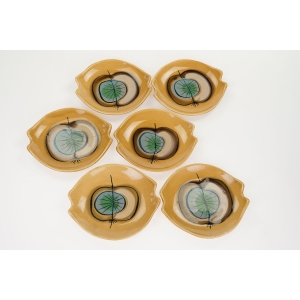 51038 WŁOCŁAWEK POLSKI NEW LOOK E. PIWEK-BIAŁOBORSKA KOMPLET TALERZY Z JABŁKAMI (5).JPG