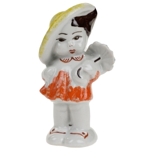 STEATYT KATOWICE FIGURKA DZIEWCZYNKI ZPARASOLKĄ