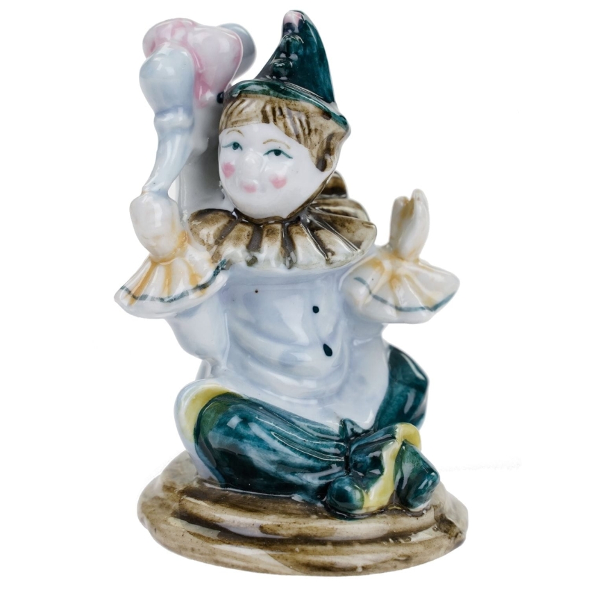 51141 PORCELANOWA FIGURKA CLOWNA RĘCZNIE MALOWANA KLAUN Z BALONIKAMI (1).jpg