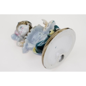 51141 PORCELANOWA FIGURKA CLOWNA RĘCZNIE MALOWANA KLAUN Z BALONIKAMI (6).JPG