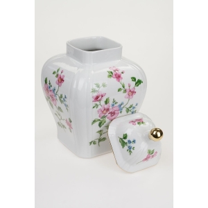 51208 SELTMANN AMFORA NACZYNIE Z POKRYWĄ W RÓŻOWE KWIATY (4).JPG