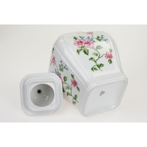 51208 SELTMANN AMFORA NACZYNIE Z POKRYWĄ W RÓŻOWE KWIATY (5).JPG