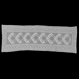 SZYDEŁKO BIEŻNIK LAUFER SERWETA GEOMETRYZNY WZÓR 100 X 36,5 CM