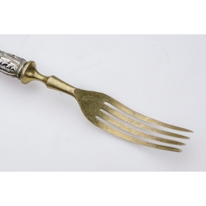 51650 ART NOUVEAU KOMPLET 6 WIDELCÓW DO PRZEKĄSEK TRZONEK SREBRO 800 (3).JPG