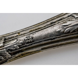 51650 ART NOUVEAU KOMPLET 6 WIDELCÓW DO PRZEKĄSEK TRZONEK SREBRO 800 (5).JPG