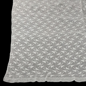 SZYDEŁKO ŁADNA FIRANA GEOMETRYCZNY WZÓR 235 X 175 CM