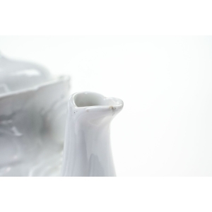 51929 WEIMAR SECESJA BIAŁY DZBANEK DO KAWY RELIEFY I PASTELOWE KWIATY (8).JPG