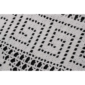 51990 SZYDEŁKO BIAŁY BIEŻNIK LAUFER GRECKI WZÓR I KWIATY 134 X 42 CM (4).JPG